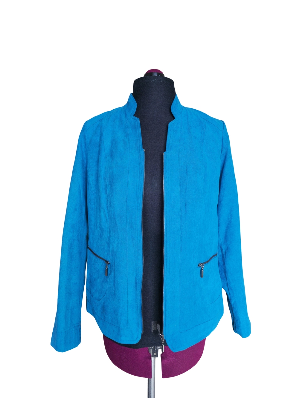 NWT Studio Works Teal Jacket Petite Size 4P